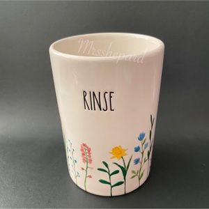 Rae Dunn Floral Rinse Cup